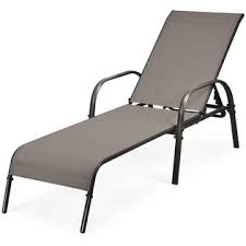 Outdoor furniture chaise lounge chair beach house garden furniture wrought iron. Gymax Gym05772a3 Adjustable Chaise Lounge Chair Recliner Patio Yard Outdoor W Armrest