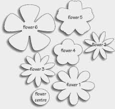 This template contains various shapes of petals that can . Downloadable Printable Flower Petal Template Pattern Novocom Top