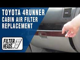 Genuine toyota 4runner air filter. How To Replace Cabin Air Filter Toyota 4runner Youtube