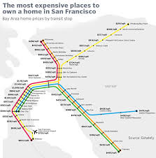 What The Bart Map Reveals About San Franciscos Skyrocketing