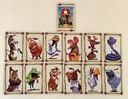 Snorta Game Replacement Parts Cards 1 Each Animal 1 Swap Card Total 13 Cards Mattel Swap Cards Cards Game Pieces