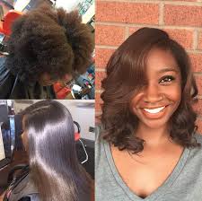 The Press And Curl Of Your Childhood Is Back With Less Damage Curlynikki Natural Ha Silk Press Natural Hair Straightening Natural Hair Pressed Natural Hair