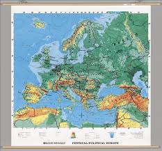 Once the preeminent republic of the u.s.s.r., russia became an independent country after the dissolution of the soviet union in december 1991. Europe Physical Political David Rumsey Historical Map Collection
