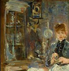 Framed print of in the dining room, 1886. Http Www Laurenmgray Weebly Com Uploads 1 4 6 2 14623286 Berthe Morisots In The Dining Room Pdf