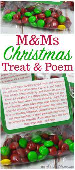 But first, a yummy recipe to go with it! M M Christmas Poem Printable Included Christmas Poems Kids Christmas Treats Christian Christmas Crafts