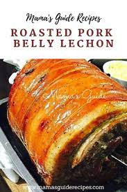 Roasted Pork Belly Lechon Ingredients 15 Kg Pork Belly Slab Skin On 3 Whole Garlic Bulbs Peeled An Pork Belly Recipes Pork Belly Pork Belly Lechon Recipe