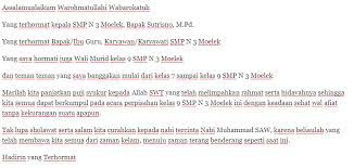 Setiap jenjang memiliki prosesi perpisahan yang biasa disebut sebagai acara wisuda/perpisahan … Contoh Pidato Perpisahan Kelas 9 Smp Yang Singkat Dan Mudah Dihafal Fahmifebi