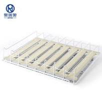 China Front Stopper Acrylic Gravity Feed Roller Shelf for C ...