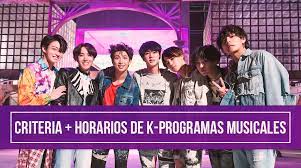 Maybe you would like to learn more about one of these? Criteria Horarios De K Programas Musicales Stream Bts