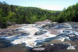 Boat ramp, parking, camping, restrooms, picnic, picnic shelters, playground, rv/trailer, phone, handicap access, community shelter, fishing. High Falls State Park Hiking The Falls Trail