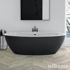 Tellkamp Space Freistehende Oval Badewanne Weiss Glanz Schurze Schwarz Glanz Ohne Fullfunktion 0100 088 00 A Crsw Badewanne Ovale Badewanne Wanne