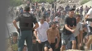 60,000 migrants crossed into Spanish territory of Ceuta, but most soon left voluntarily