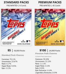 If you are going to buy one, make sure it is one you will be happy to own forever, rather than counting on some big money sale in the future. photo courtesy of topps it's also different because, depending on how the player performs, the perceived value of that trading card changes, luraschi said. Topps Digital Launching Baseball Card Nfts