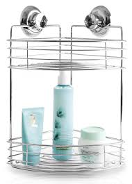 Amazon Com Bino Smartsuction Rust Proof Stainless Steel Shower Caddy 2 Tier Corner Shelf Amazing Bathrooms Shower Caddy Illuminated Bathroom Cabinets