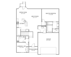 Rambler House Plan Carrera Main Floor Open Floor House Plans Small House Floor Plans Small House Design