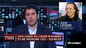 Since wework filed to ipo last month, it's become a wall street punchline: John Legere No Longer In Running To Be Wework Ceo Sources Tell Cnbc
