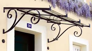 Auvents Et Marquises Subliment La Maison Marquise Fer Forge Auvent De Porte Auvent