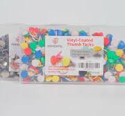 Amazon.com: PAPERPAL 500 Vinyl-Coated Thumbtacks for Cork ...