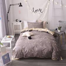 Bulutu Bedding Constellation Print Queen Quilt Cover Sets Cotton Space Kids For Cute Bedroom Decor Bedding Sets Queen Bedding Sets