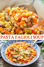 Pasta Fagioli Soup Recipe Italian Pasta Recipes Italian Recipes Traditional Italian Recipes