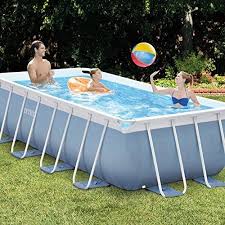 Intex Prisma Frame Piscina Desmontable 3 539 L 400 X 200 X 100 Cm Azul Celeste Piscina Intex Piscina Piscina Rectangular
