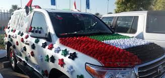 National Day Car Decoration Color Ideas Uae By Meoverme Com Uae National Day United Arab Emirates National Day