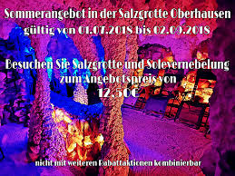 Sommerangebot 2018 Salzgrotte Solevernebelung Salzgrotte Oberhausen Oberhausen Salz Tag Der Offenen Tur