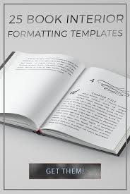25 Book Interior Formatting Templates Writing A Book Writing Tips Writing
