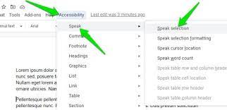 Once there, scroll down until you find and select accessibility in the general preferences for the web section. 2 Ways To Use Text To Speech In Google Docs To Read Aloud Text