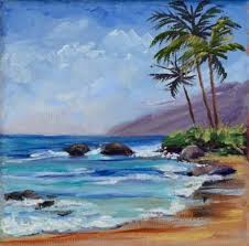 New Painting Ideas On Canvas Sunset Beach Ideas Resim Manzara