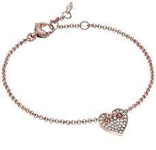 Fossil Glitz Heart Rose Gold Bangle Bracelet To View Further For This Item Visit The Image Rose Gold Bangle Bracelet Heart Bangle Bracelet Bangle Bracelets