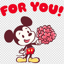 Mickey and minnie valentine clip art. Valentine S Day Mickey Mouse Minnie Mouse The Walt Disney Company Happy Valentines Day Transparent Background Png Clipart Hiclipart