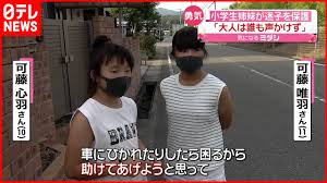 小学生姉妹】“迷子の5歳”を保護「大人は誰も声かけず」 - YouTube