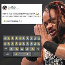 Jacob Fatu's love for Solo gets stronger and stronger every day, I swear  😂😂