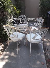 Antique Rare Wrought Iron Table And Chairs Wrought Iron Table Iron Table Table And Chair Sets