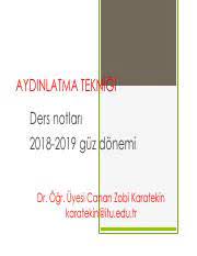 bolum1 2017 pdf aydinlatma tekn u0130 u011e u0130 ders notlar u0131 2018 2019 g u00fcz d u00f6nemi dr u00d6 u011fr u00dcyesi canan zobi karatekin karatekin itu edu tr aydinlatma course hero