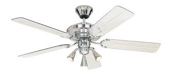 All you need is a screwdriver, a yardstick, and some light weights (such as a cheap blade balancing kit or coins and clear tape) to. Ceiling Fan Acrylic Chrome 132cm 52 With Lights Home Commercial Heaters Ventilation Ceiling Fans Uk