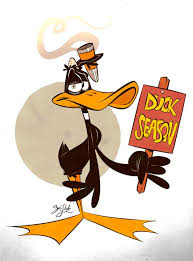 Duck Season By Themrock On Deviantart Looney Tunes Cartoons Cartoon Painting Cartoon