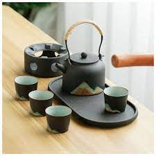Mountain Teapot Set Modern Tea Pot Kung Fu Tea Set Etsy Modern Tea Pot Ceramic Tea Set Tea Sets Modern