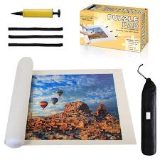 Comparaboo analyzes all puzzle mats of 2020, based on analyzed 11,616 consumer reviews by comparaboo. Jigsaw Puzzle Mat Roll Up 1500 And 2000 Pieces Saver Large Puzzles Board For Adults Kids Storage And Transport Premium Pump Puzzle Glue Puzzles Felt Mat Inflatable Tube Buy Online In