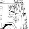 Fireman sam coloring pages for kids. 1