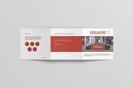 Square Trifold Brochure Mockup Trifold Brochure Stationery Mockup Brochures Mockups