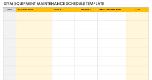 Preventive maintenance schedule template excel worksheets provides your excel worksheet extra flexibility. Free Equipment Schedule Templates Smartsheet