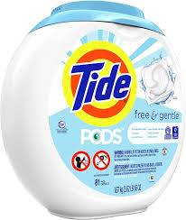 Shop tide pods free and gentle with downy, 23 ct. Amazon Com Tide Pods Free Gentle Liquid Laundry Detergent Pacs 81 Count Health Household
