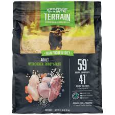 Choose from contactless same day delivery, drive up and target/pets/duck dog food (1510)‎. Heritage Ranch By H E B Terrain Adult High Protein Chicken Turkey Duck Dry Dog Food Shop Dogs At H E B