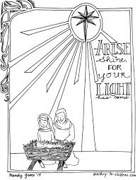 Nativity coloring pages from coloring kids (lots. Printable Christmas Nativity Coloring Pages Ministry To Children