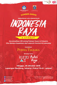 Pertengahan bulan agustus 2017, saya mendapat kesempatan untuk menghadiri acara pembukaan. Konser Lagu Indonesia Raya 3 Stanza Persembahan Untuk Sumpah Pemuda Ke 90 Direktorat Pengembangan Dan Pemanfaatan Kebudayaan
