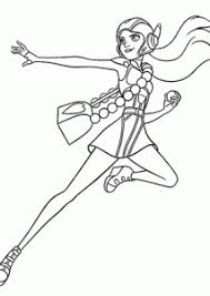 When it gets too hot to play outside, these summer printables of beaches, fish, flowers, and more will keep kids entertained. Honey Lemon Hero Coloring Pages For Kids Printable Free Big Hero 6 Coloing 4kids Com