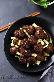 Boulettes De Viande A L Asiatique Cuites Au Four Un Dejeuner De Soleil Boulette De Viande Recettes De Cuisine Boulette