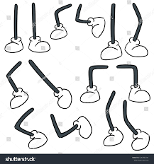 Vector Set Cartoon Leg Stock Vector Royalty Free 1287801481 Cartoon Legs Cartoon Art Styles Drawing Cartoon Characters